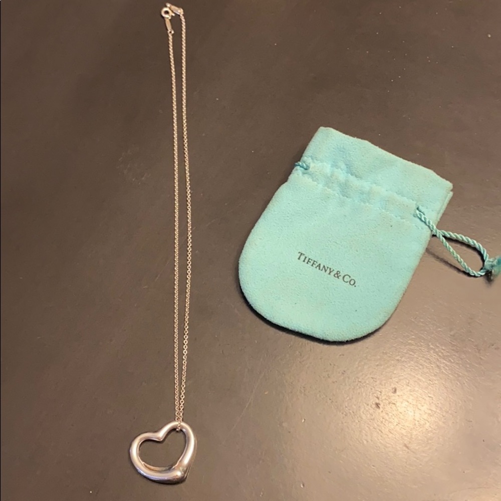 Tiffany 22mm Elsa Peretti Open Heart Pendant